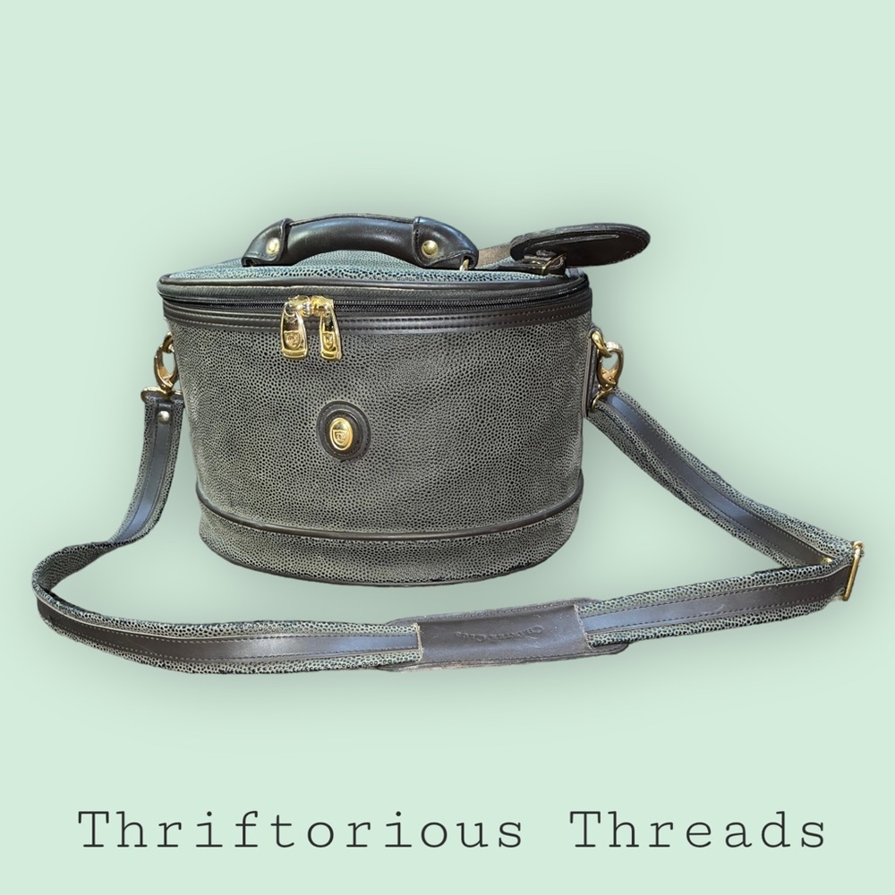 Vintage Charter Club Cosmetic Travel Bag